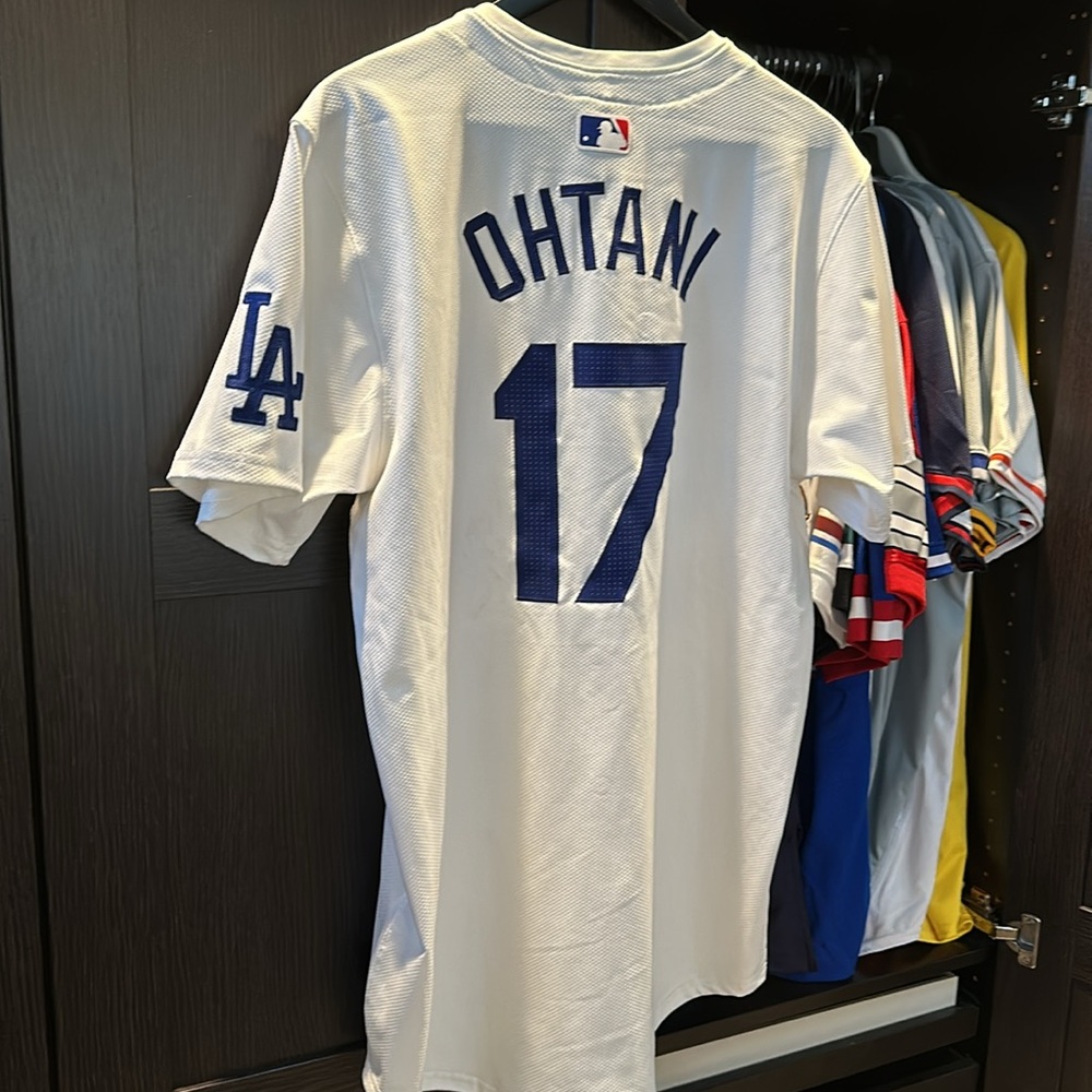 Shohei Ohtani Los Angeles Dodgers Nike Home Vapor Premier Elite Player Jersey - Picture 6 of 7